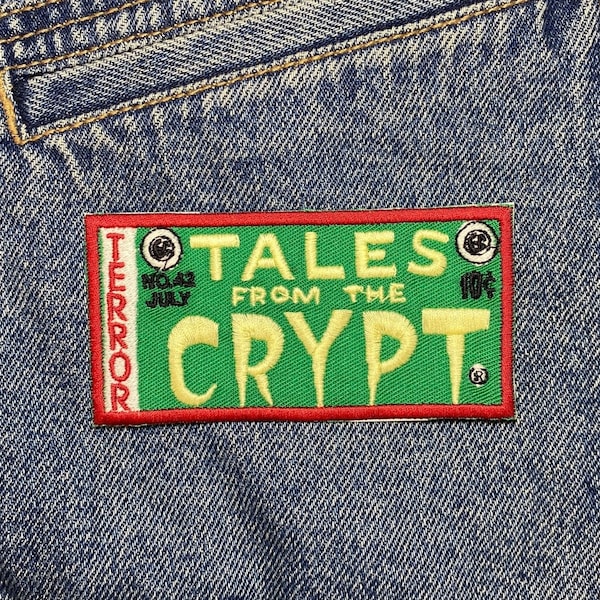 Tales Comic Embroidered Patch. Horror Movie Inspired Patches. Iron On Backing.