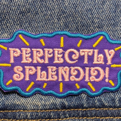 Perfectly Splendid Embroidered Patch. Horror Movie/tv Inspired Etsy