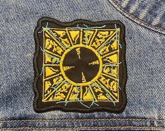 Lemarchand's Puzzle Box Patch. Horror Movie Inspired Patches. Iron On Backing.