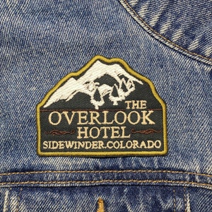 The Overlook Hotel Embroidered Patch. Horror Movie Inspired Patches. Iron On Backing.