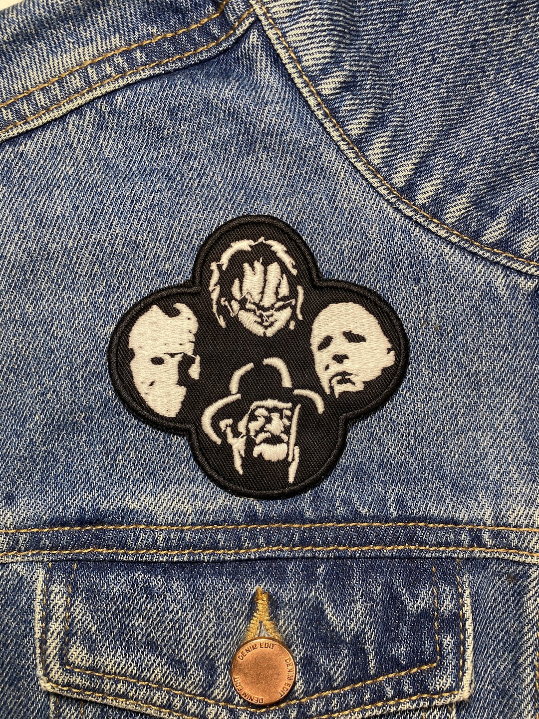 The Splat Pack Embroidered Patch. Horror Movie Inspired Patches. Iron ...