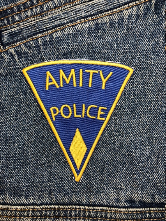 Amity Police Embroidered Patch. Horror Movie Inspired Patches. | Etsy