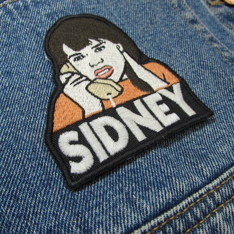 Horror Movie Inspired Patches Iron On Backing. Sidney Embroidered Patch