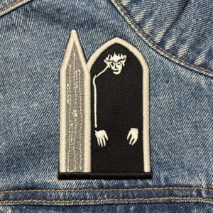 Doorway Embroidered Patch. Horror Movie Inspired Patches. Iron On Backing.