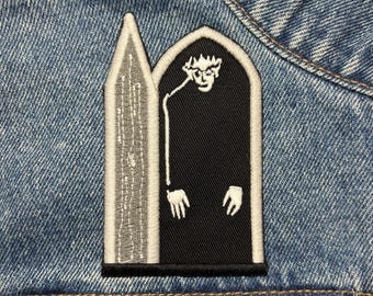 Doorway Embroidered Patch. Horror Movie Inspired Patches. Iron On Backing.