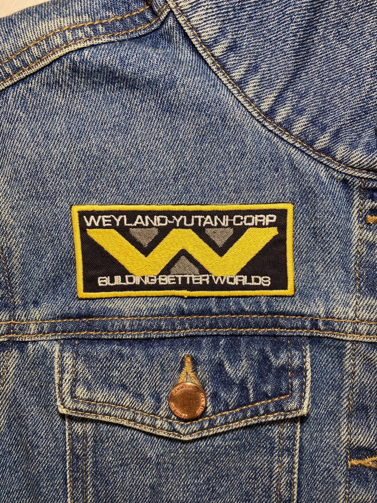 【U LAN】Visen Two Way Patch Pigment Jacket U LAN】Visen Two Way Patch Pigment Jacket