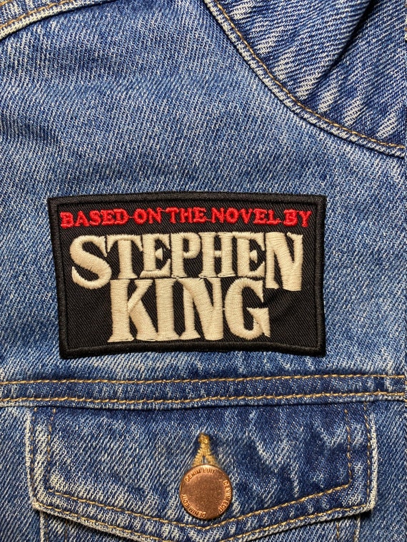 Stephen King Embroidered Patch. Horror Movie/TV Inspired Patches. Iron On Backing.