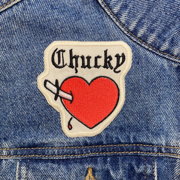 Tiffany Tattoo Aufnäher. Horrorfilm inspirierte Aufnäher. Eisen auf Rückseite.