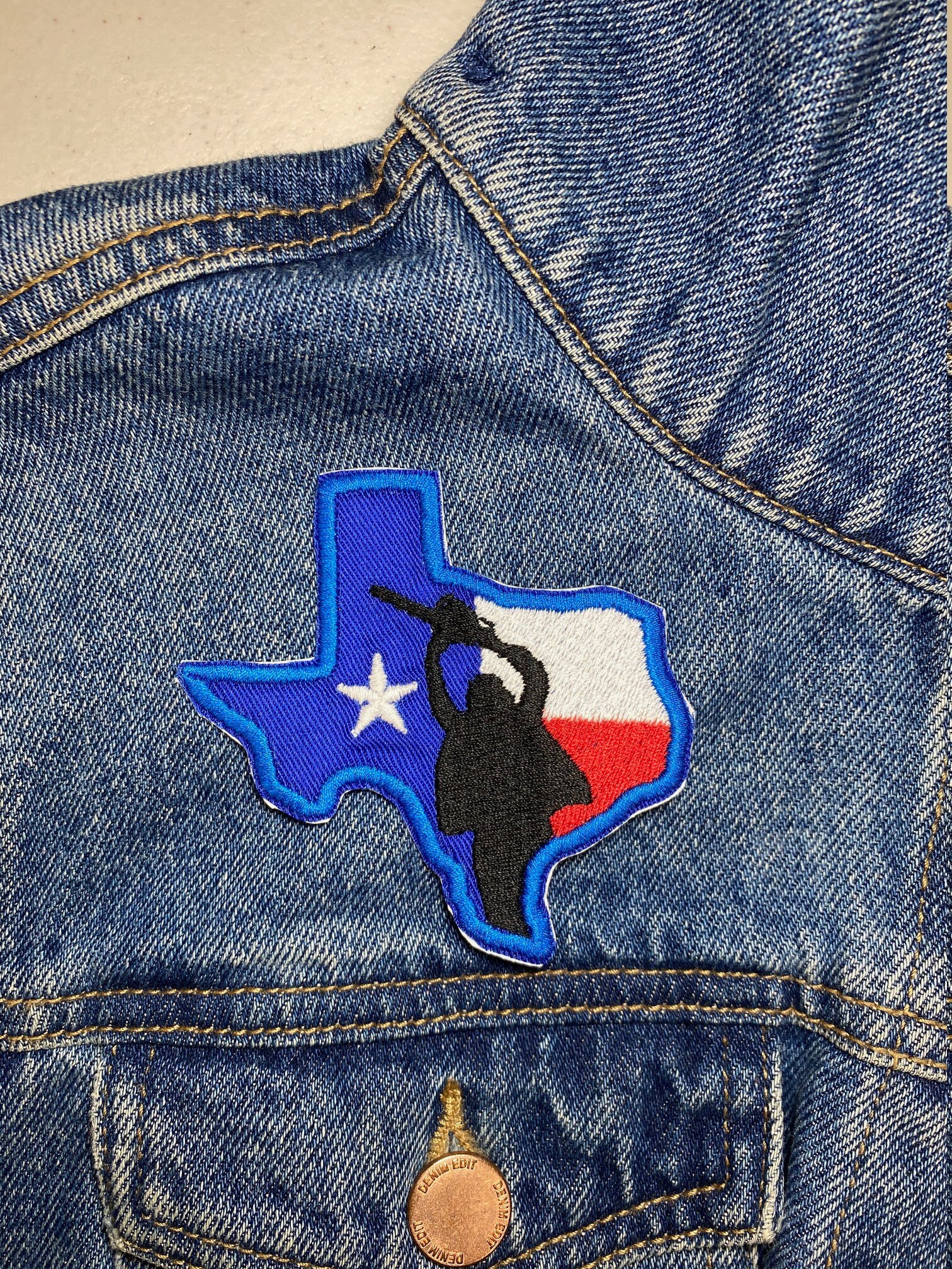Texas State Embroidered Patch. Horror Movie Inspired Patches. Iron On…