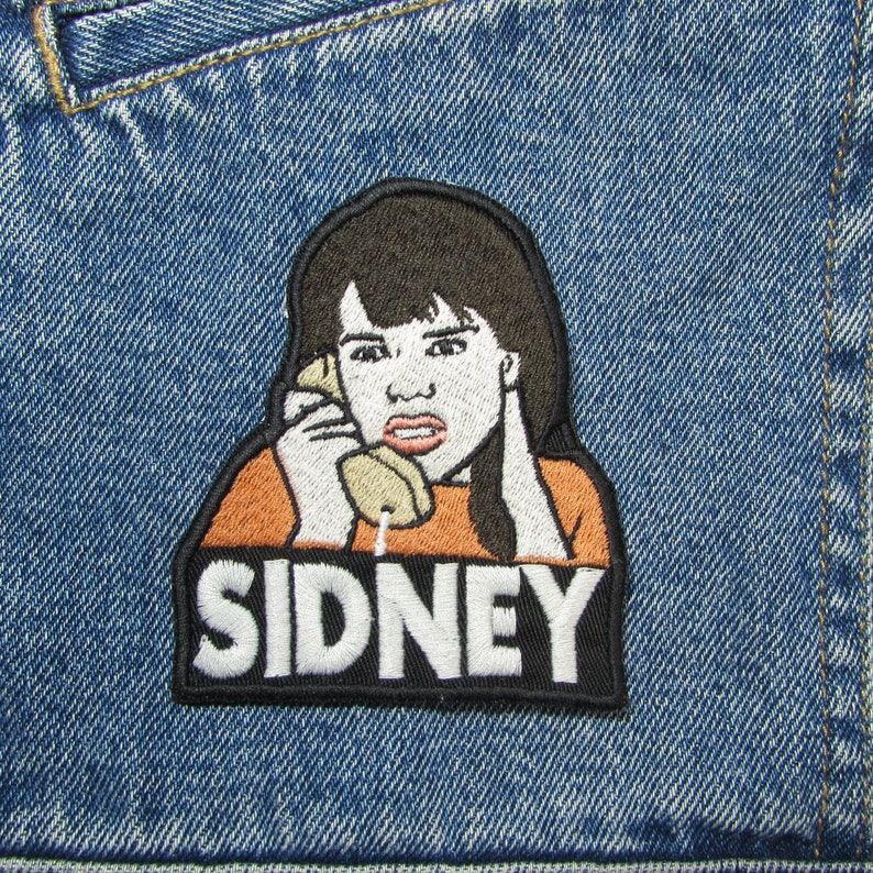Horror Movie Inspired Patches Iron On Backing. Sidney Embroidered Patch