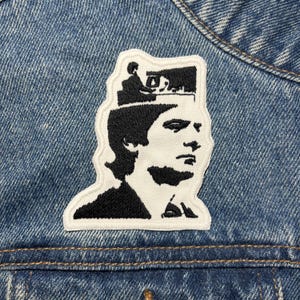 Mark S. Embroidered Patch. Horror Movie Inspired Patches. Iron On Backing.