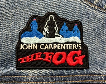 The Fog Embroidered Patch. Horror Movie Inspired Patches. Iron On Backing.