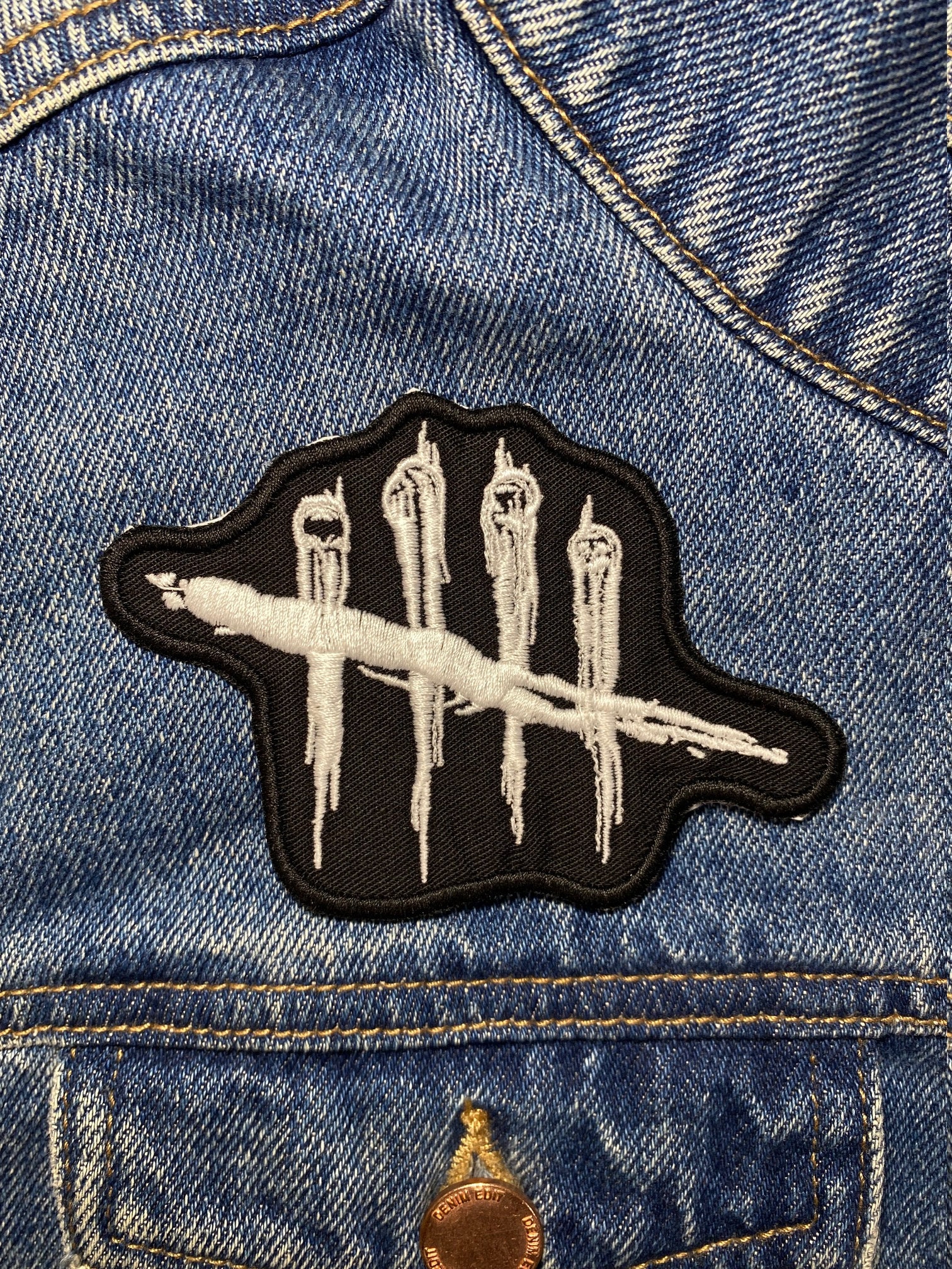 Hunter's Mark Embroidered Patch. Horror Movie/video Game Inspired