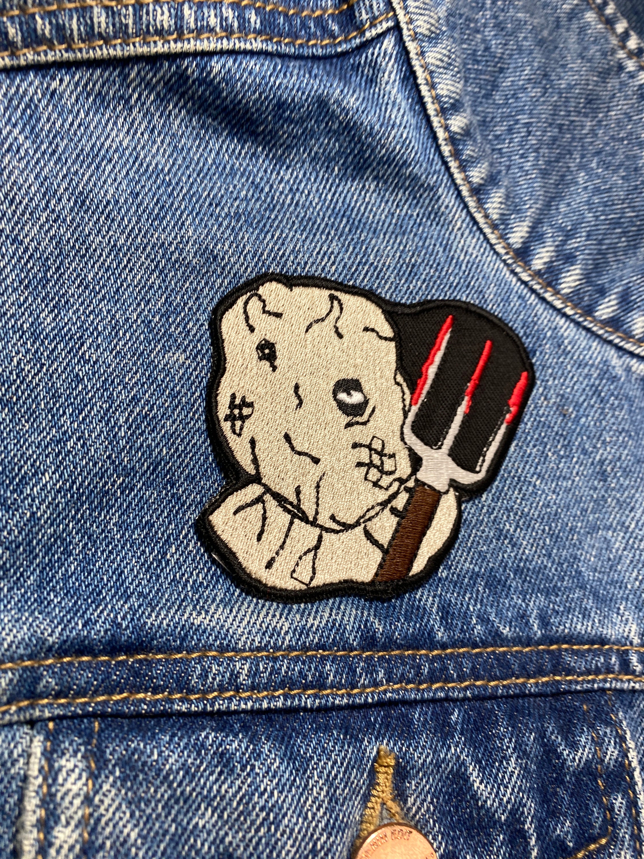 Griffpatch Horror Part 2 Embroidered Patch. Horror Movie Inspired Patches. Iron on ...