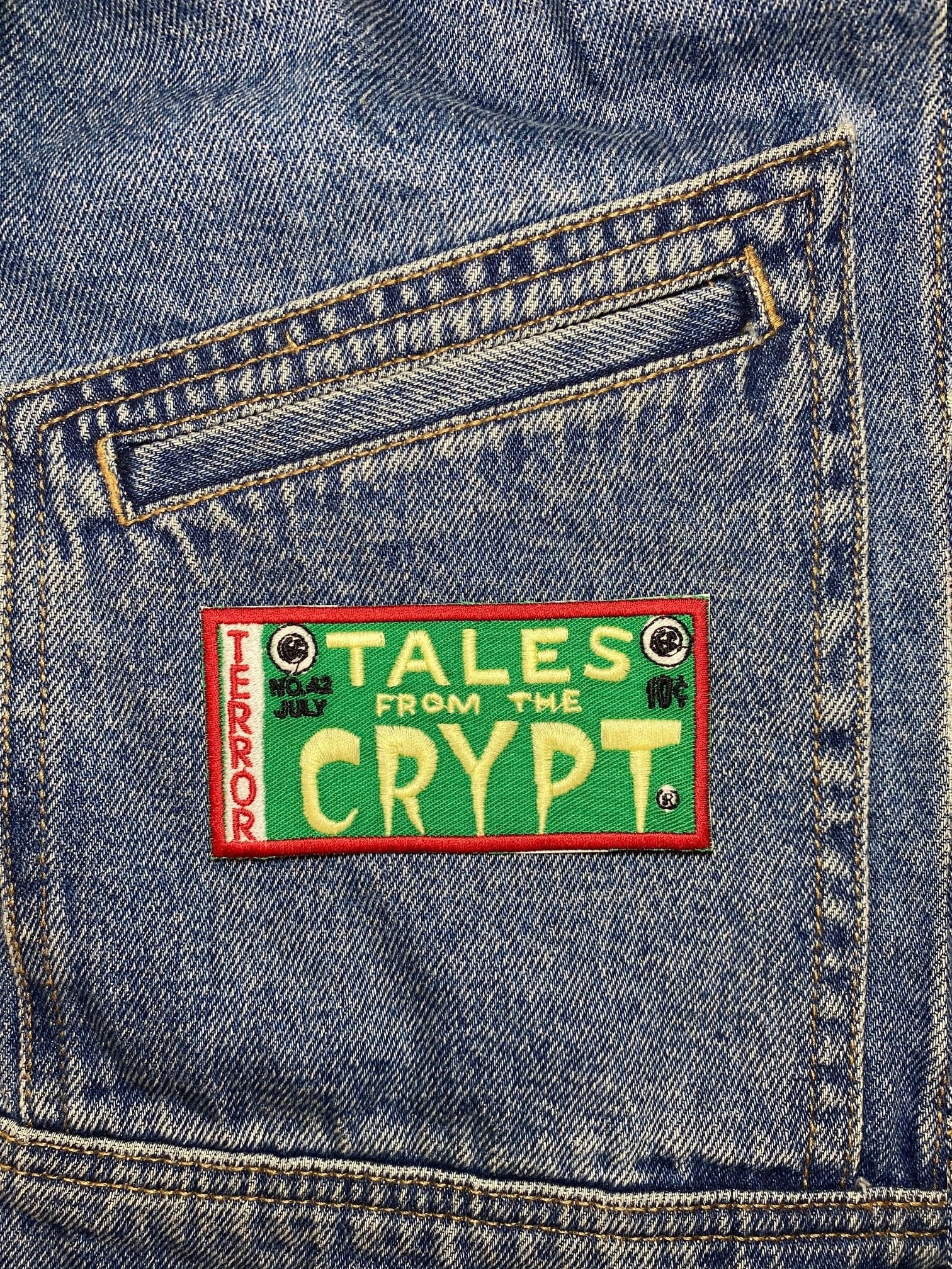 Tales Comic Embroidered Patch. Horror Movie Inspired Patches. Iron On Backing.