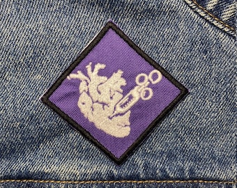 Adrenaline Embroidered Patch. Horror Movie/Video Game Inspired Patches. Iron On Backing.