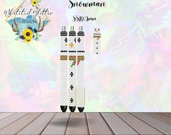 Plantilla de diamantes de imitación con forma de muñeco de nieve SS10 o 3 mm