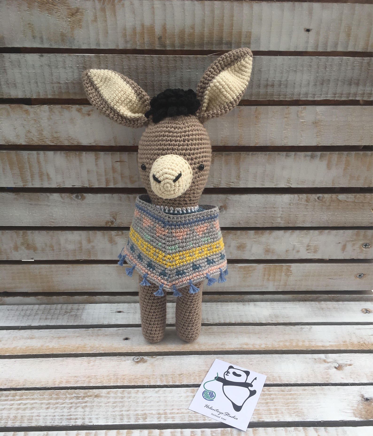 Knitted Toy Donkey/amigurumi/amigurumi Donkey/donkey/crochet - Etsy