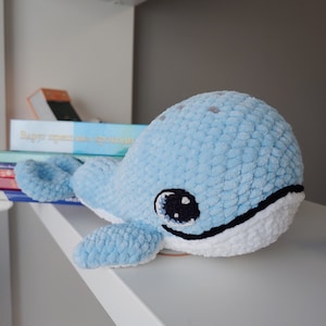 Knitted toy whale/amigurumi whale/whale/toy whale/crochet whale/crochet toys/knit toy/knit whale/knit toys/knitted toys