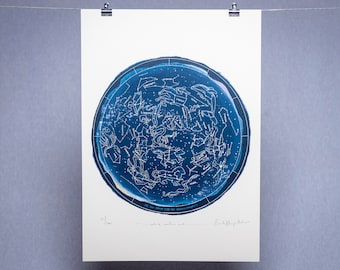 Star Map -Limited edition print on paper