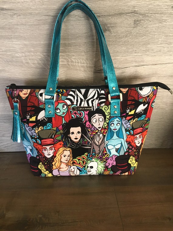 kalligraf banner Med venlig hilsen CUSTOM ORDER Tim Burton Tote Bag Shoulder Bag Weekend Bag - Etsy