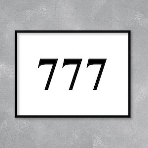 Angel Numbers | Wall Art Posters UNFRAMED