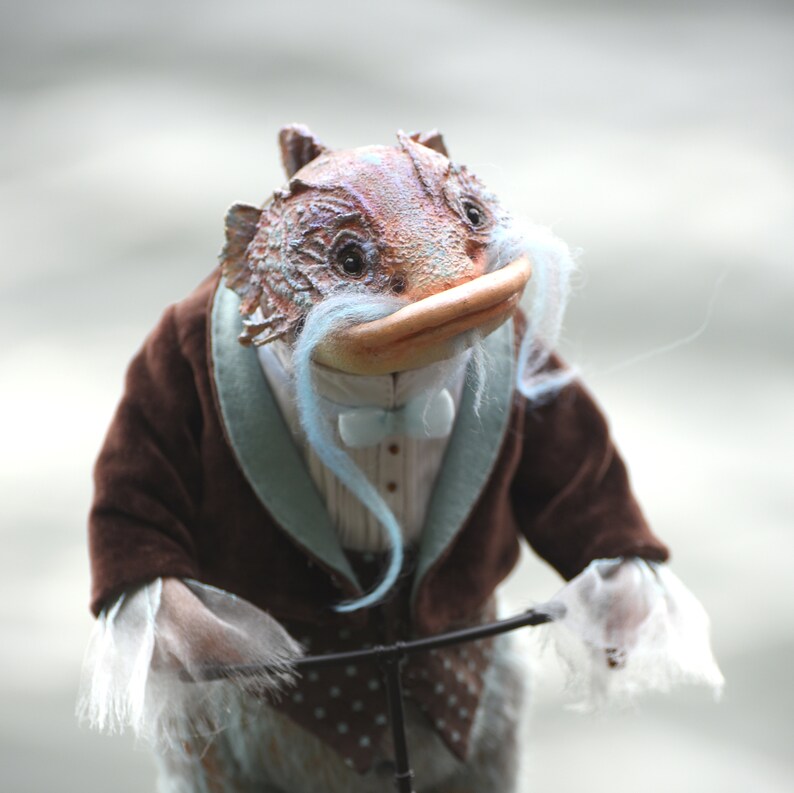 Cat fish Fantasy creature Stuffed animal Catfish gift for Etsy