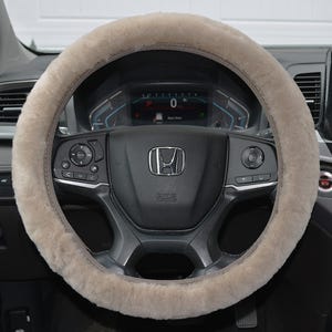 Genuine Sheepskin Steering Wheel Cover - 3/4&quot; Plush and FREE SHIPPING!