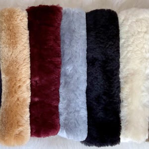 Genuine Sheepskin Seat Belt Cover - 3/4&quot; Plush