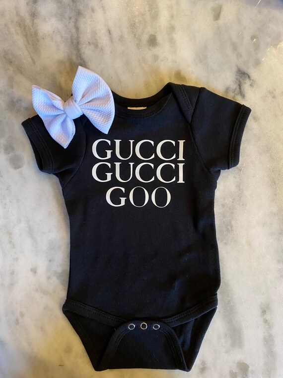 baby boy gucci onesie
