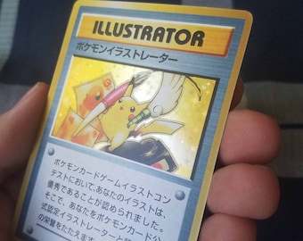 Star Holo) Japanese Pokemon card Pikachu illustrator promo Star Holo) Japanese Pokemon card Pikachu illustrator promo