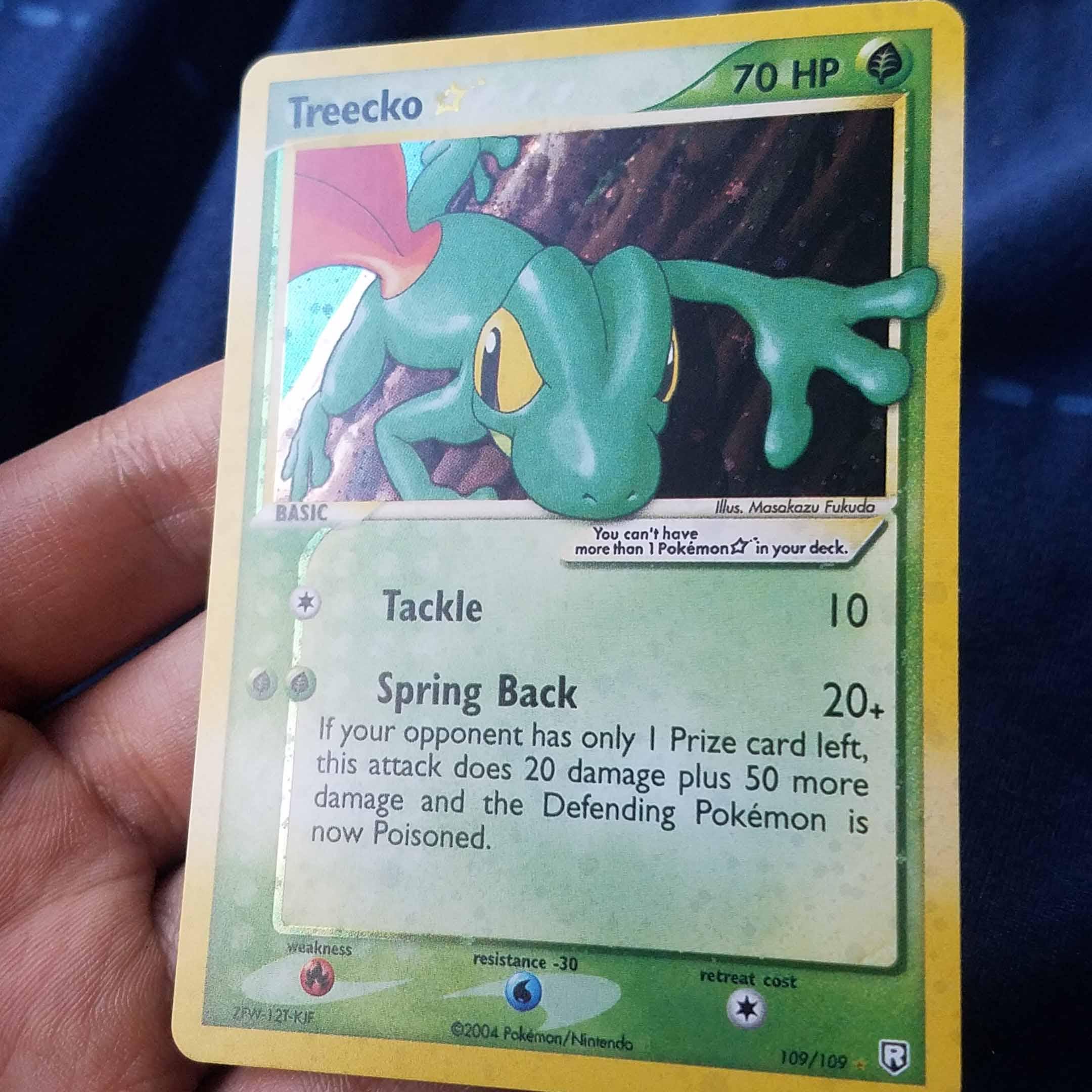 shiny treecko pokemon card | Dex Retreat Cost Treecko (80/97) [EX: Dragon] 