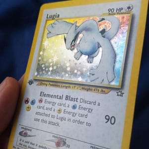 Star Holo) 1ª edição Lugia Pokemon Card 9/111 Neo Genesis