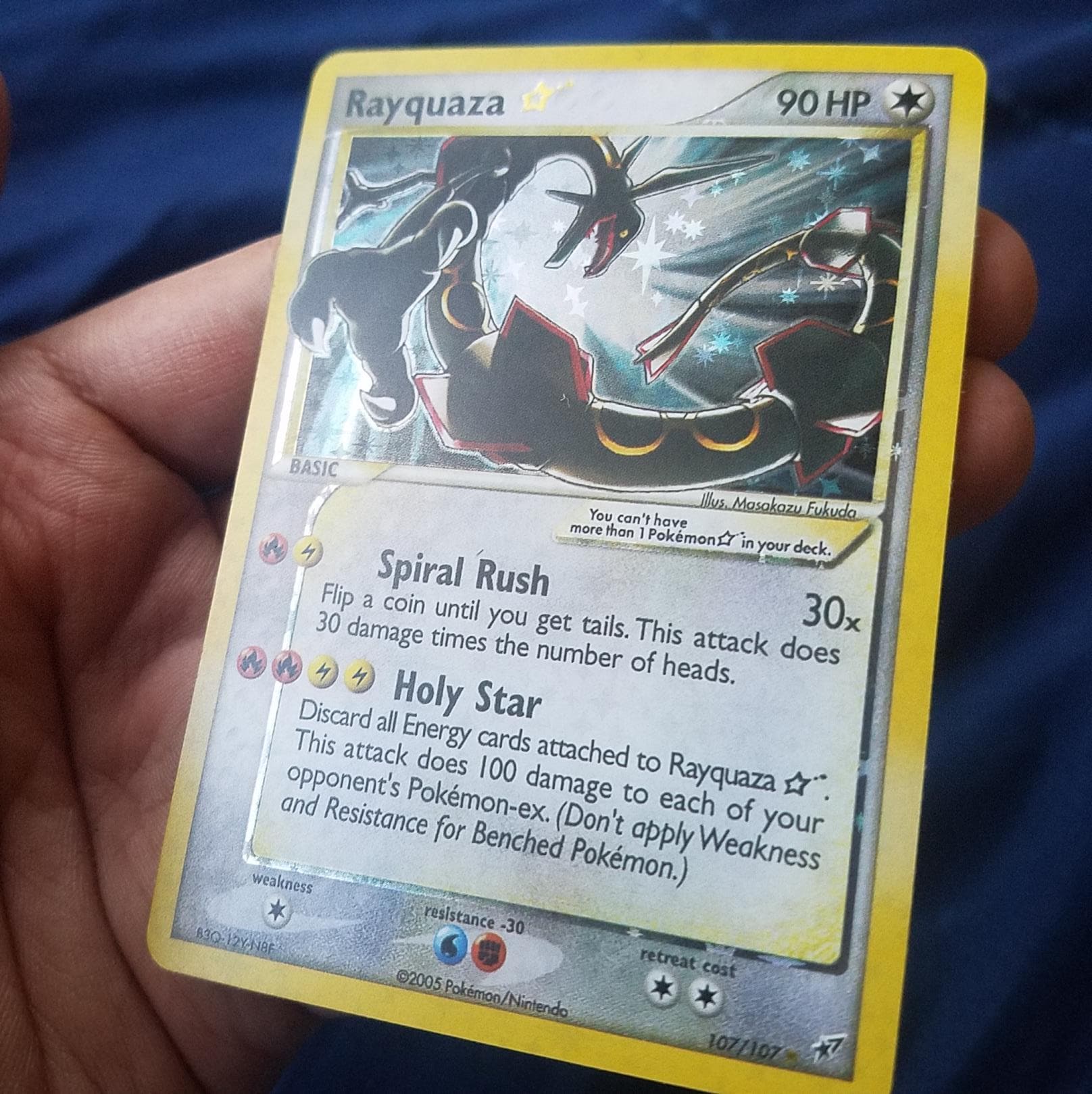 ポケモンカード レックウザ ゴールドスター デオキシス 107/107 - Etsy