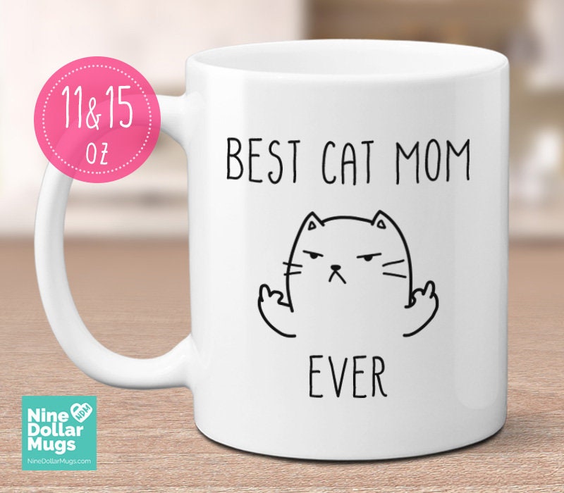 Best Cat Mom Ever Gift Mug for Women and Cat Lovers \\ BestLife4Pets