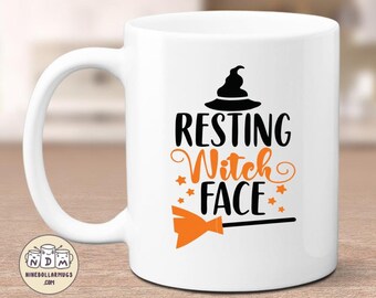 Resting Witch Face - Funny Halloween Mug