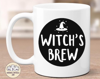 Witch's Brew - Caneca de Halloween, Decoração de Halloween