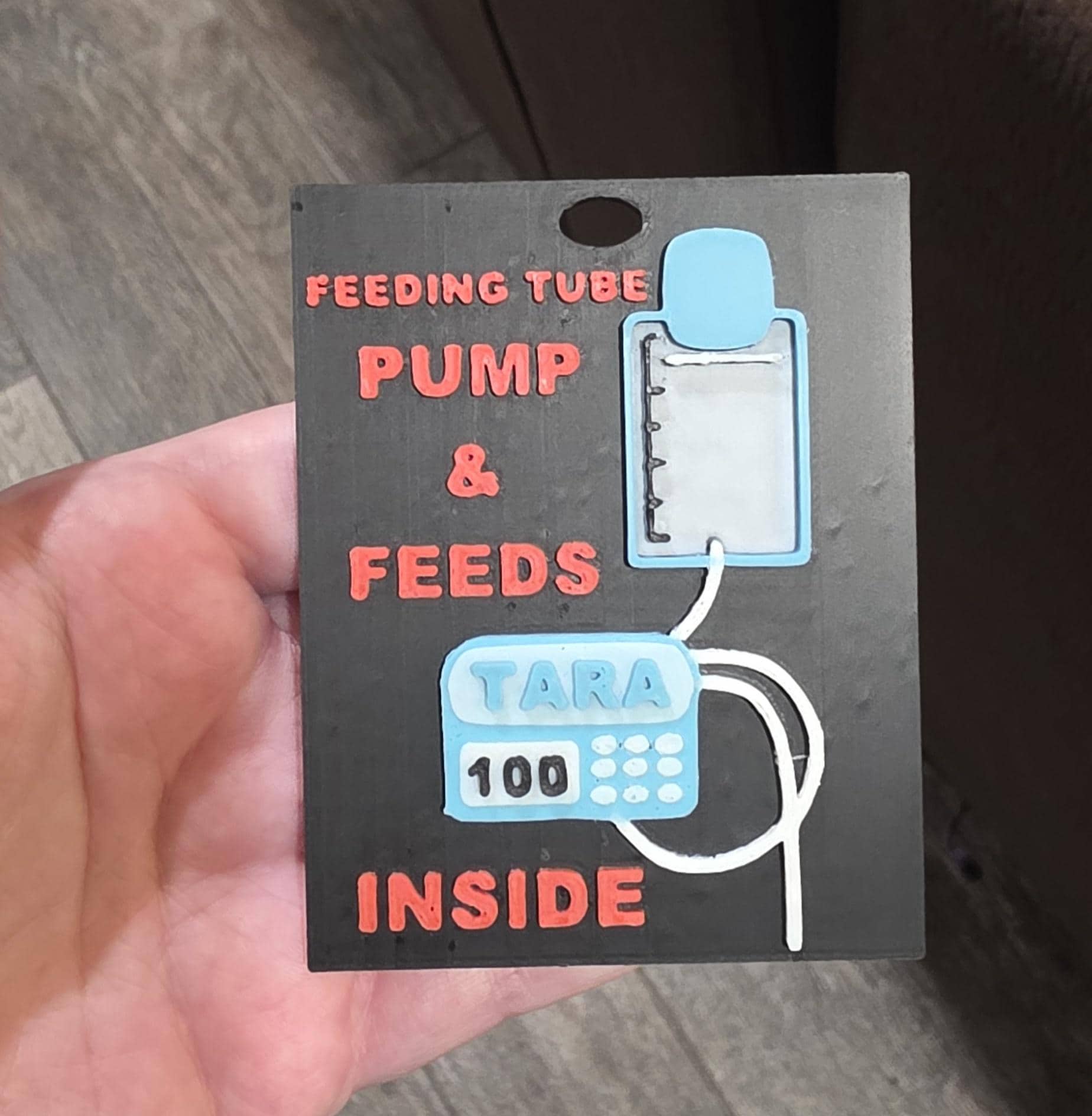 Tube. Sign Tags Feeding Tube Bag Tag - Etsy