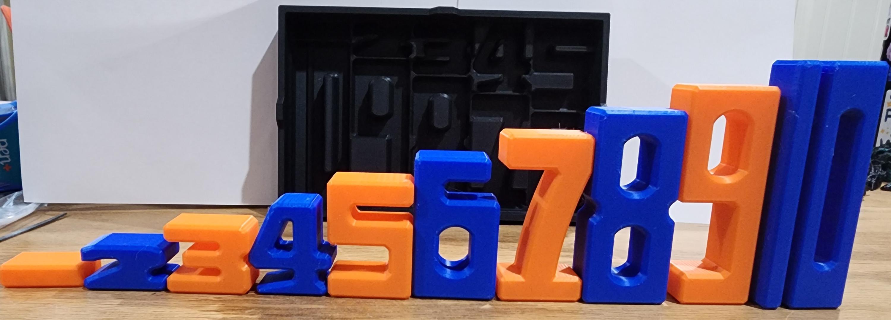 Numbers & Tray - Etsy