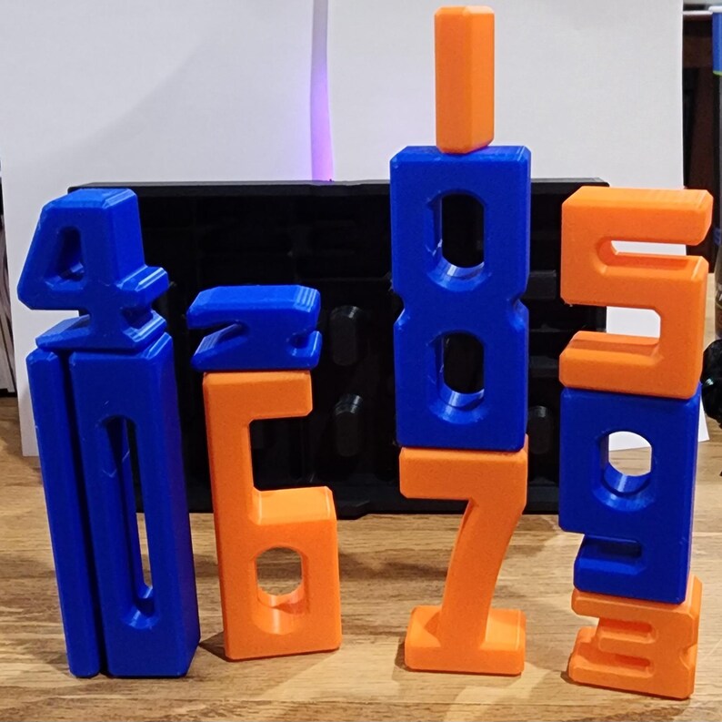 Numbers & Tray - Etsy
