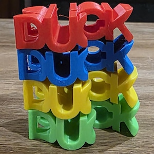Word Ducks 5 for 15 DUCK ducks