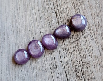 Star Sapphire Cabochons | purple sapphires, star sapphires, gemstones for jewelry, jewelry making, jewelry stones