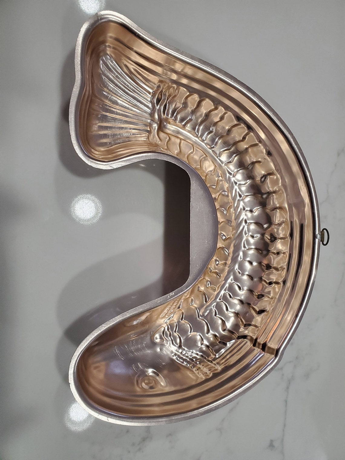 Aluminum Fish Mold with brass loop Etsy