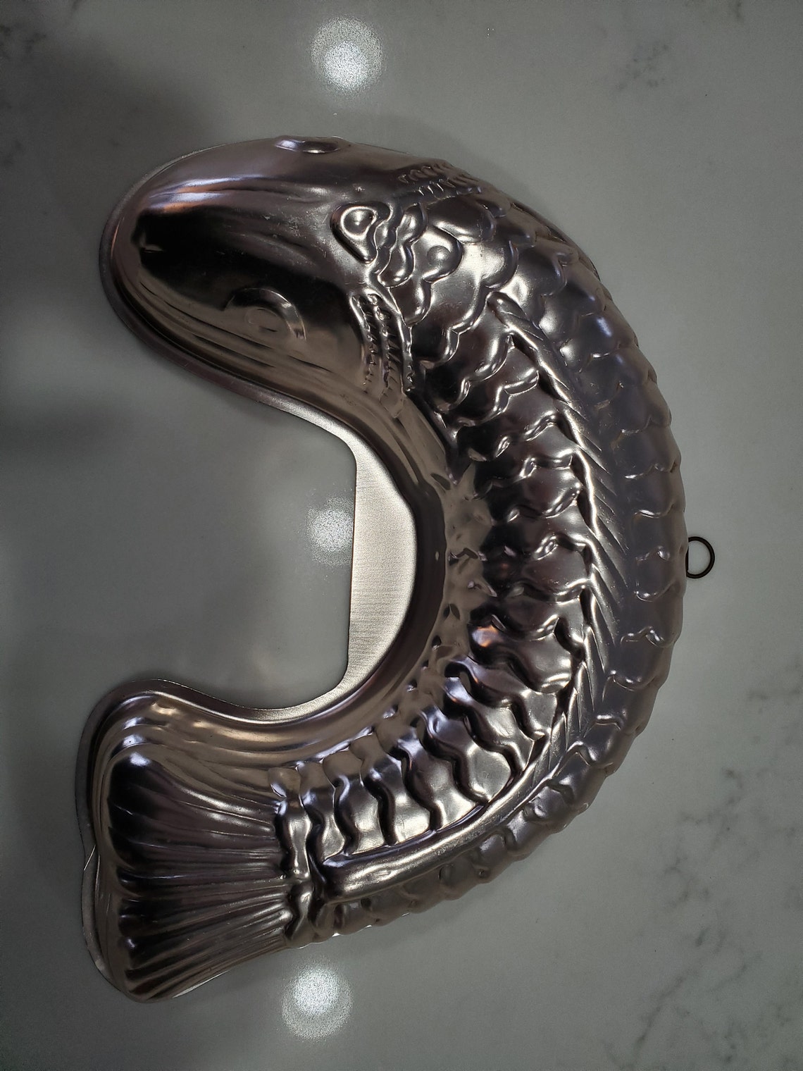 Aluminum Fish Mold with brass loop Etsy