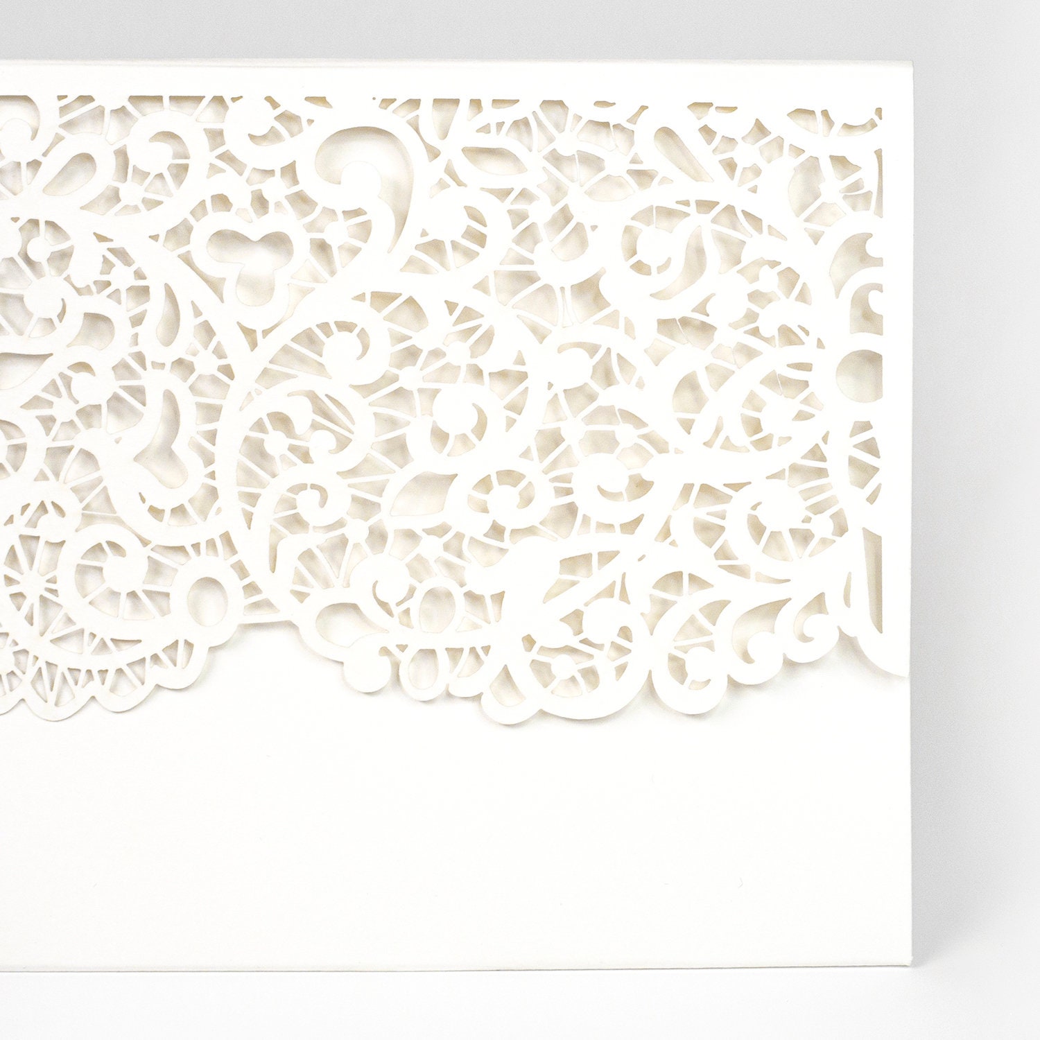 Laser Cut Invitation Covers Ivory Colour DIY Invitations Etsy UK