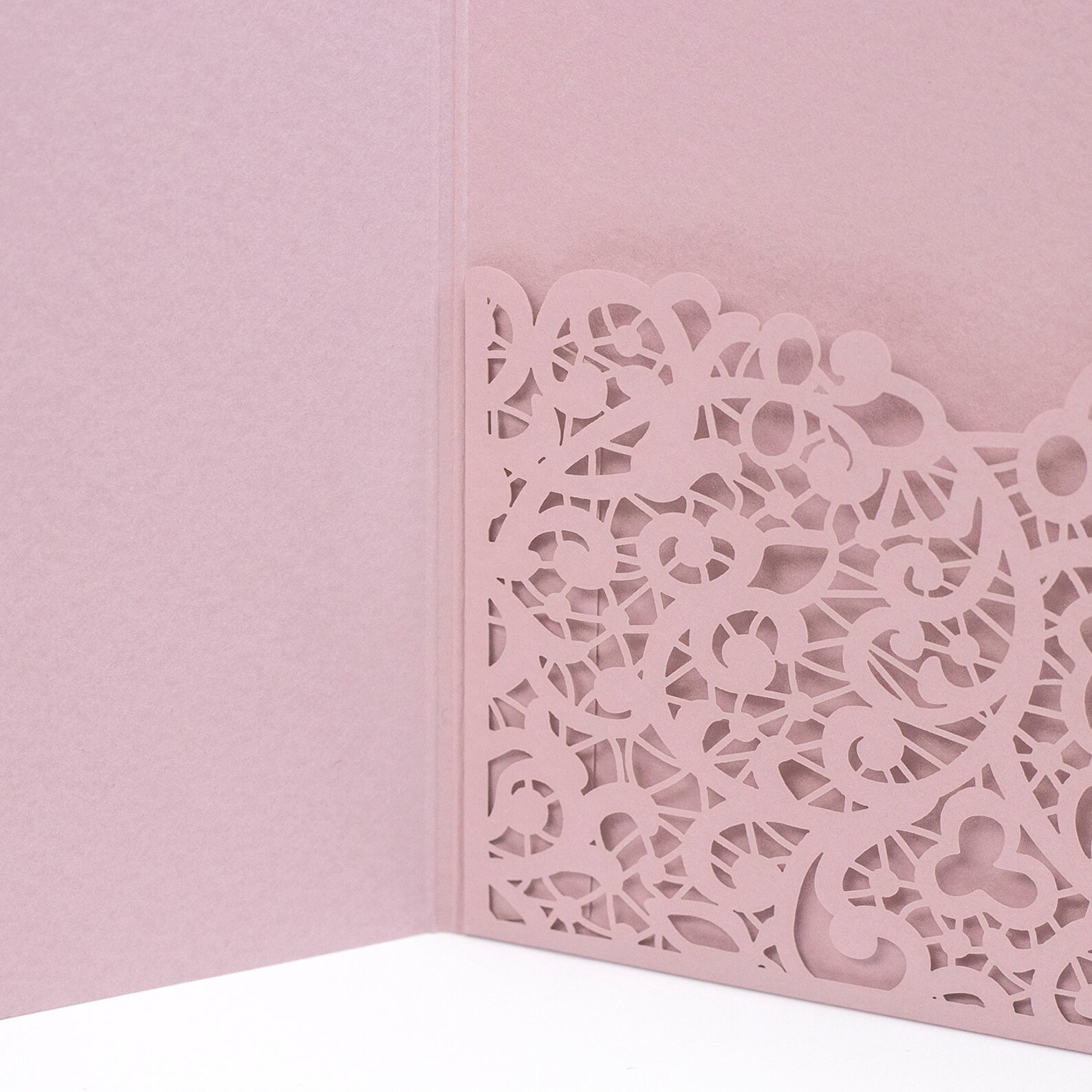 Laser Cut Invitation Covers Pink Colour DIY Invitations Etsy
