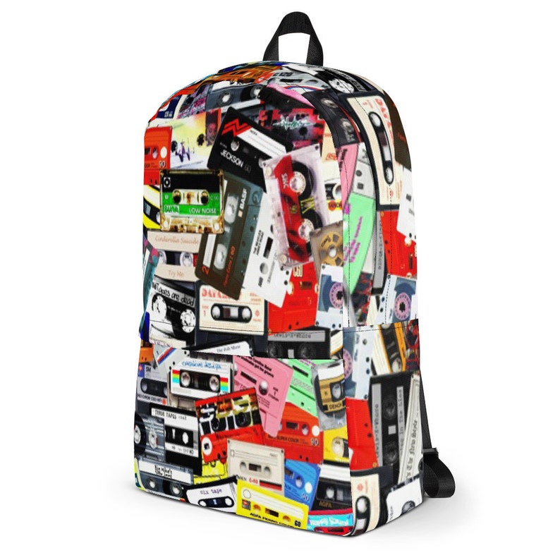 Cassette Tape Laptop Backpack Women Travel Backpack Men | Etsy