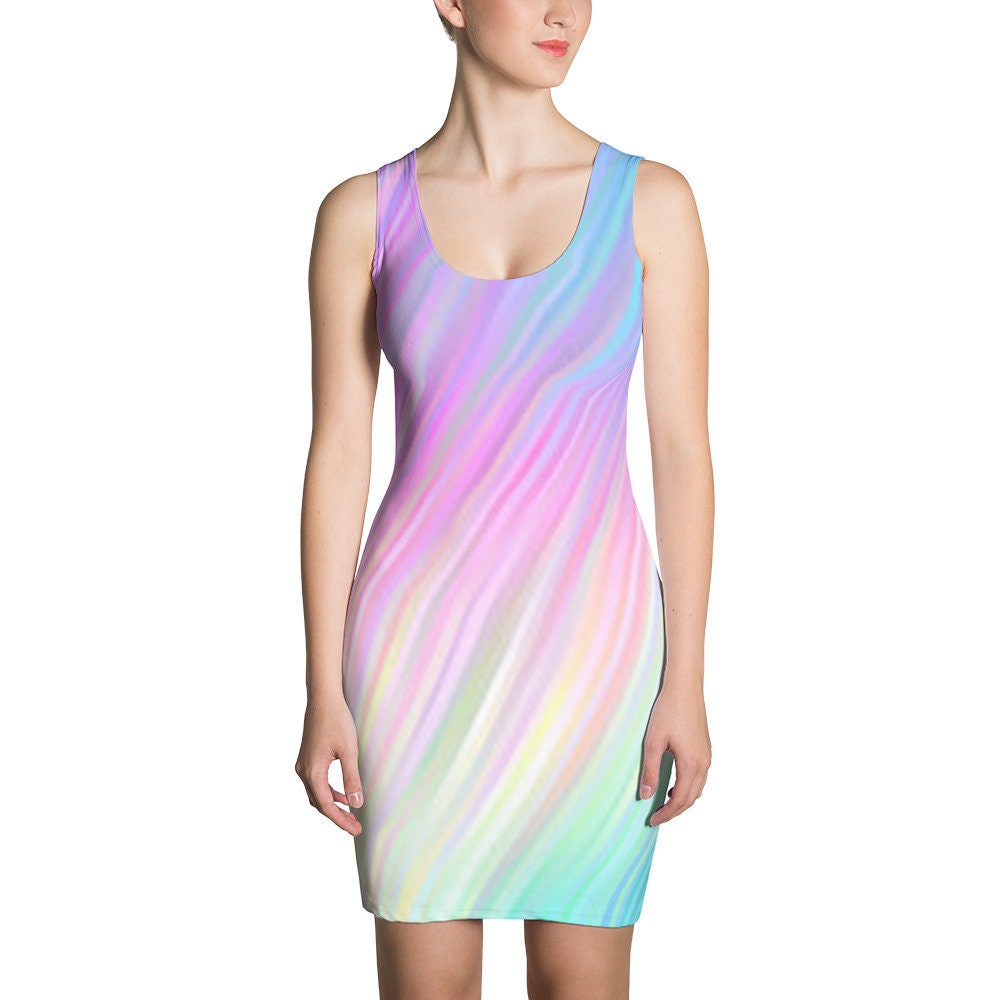 pastel bodycon dress