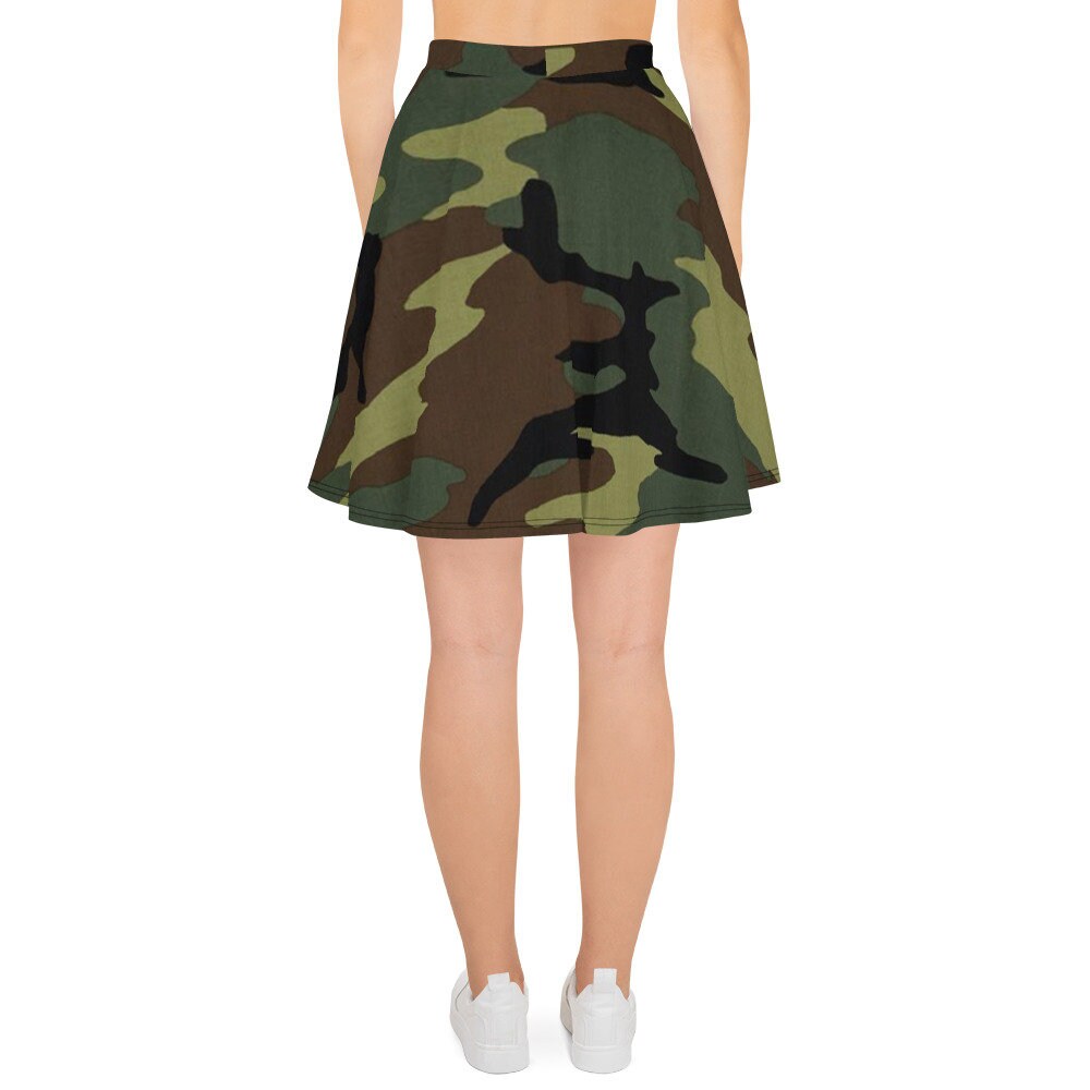 Camouflage Skater Dress Skater Skirt Circle Skirt Camo Punk | Etsy