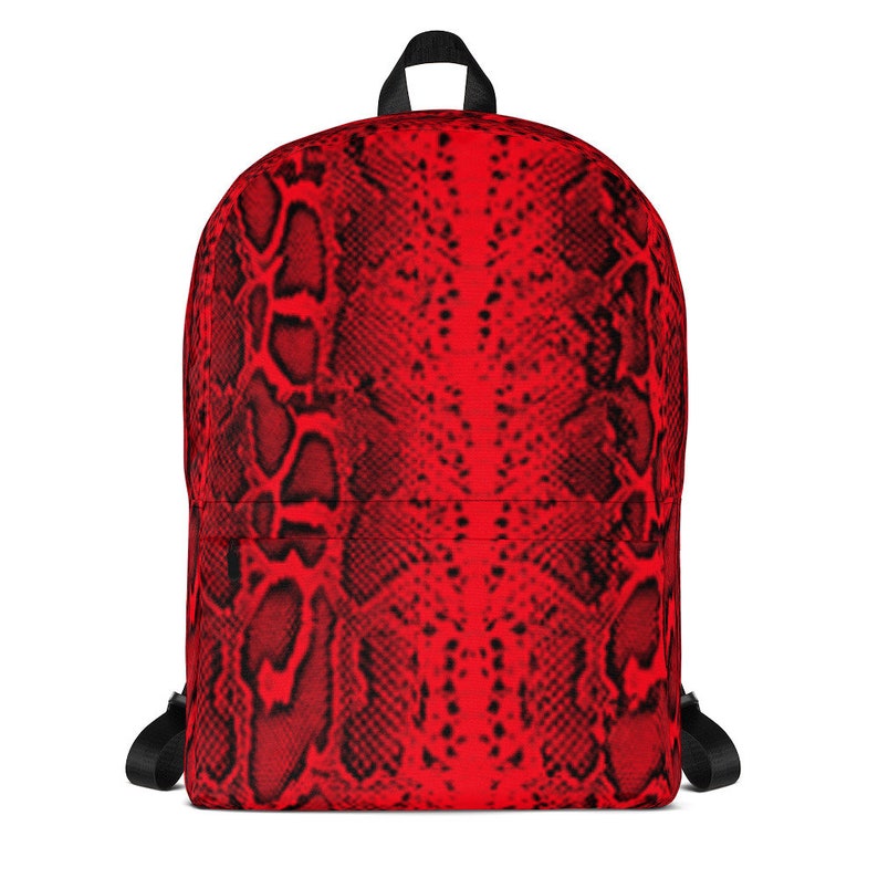 Reptile Snake Print Laptop Backpack Women Travel Backpack Men Hipster Backpack Waterproof Backpack Goth Bag Laptop Bag Women Rave Outfit
